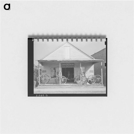 アートメモ帳-Wagons on a Louisiana Porch
 - ラッセル リー Memo.