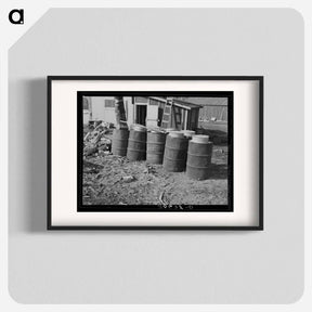 アートポスター-Water Cans, Effie, Minnesota
 - ラッセル リー Poster.