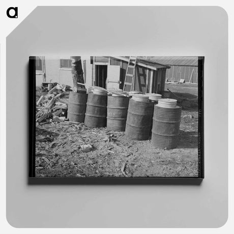 アートパネル-Water Cans, Effie, Minnesota
 - ラッセル リー Canvas.