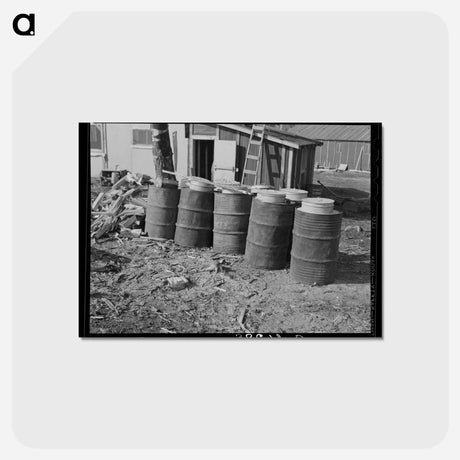 アートポストカード-Water Cans, Effie, Minnesota
 - ラッセル リー Postcard.