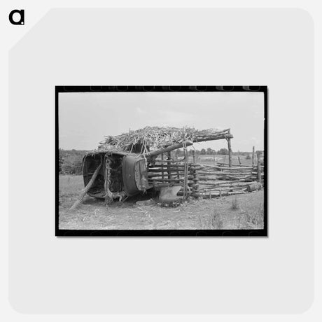 アートポストカード-Hogpen of Wagoner County
 - ラッセル リー Postcard.