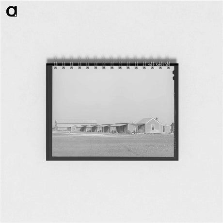 アートメモ帳-Refugio County Farmhouses
 - ラッセル リー Memo.