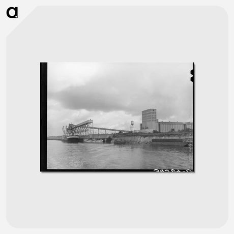 アートポストカード-Flour Mill, Port of Houston
 - ラッセル リー Postcard.