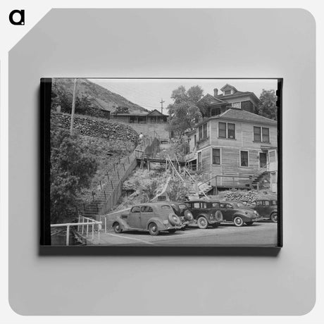 アートパネル-Bisbee Houses
 - ラッセル リー Canvas.