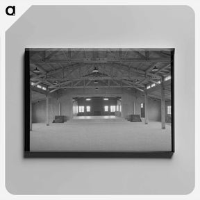 アートパネル-Migratory Labor Camp Interior
 - ラッセル リー Canvas.