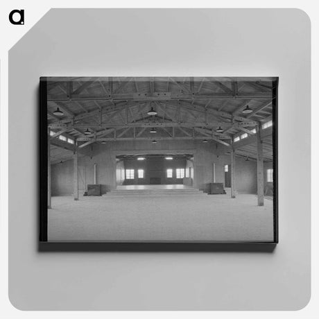 アートパネル-Migratory Labor Camp Interior
 - ラッセル リー Canvas.