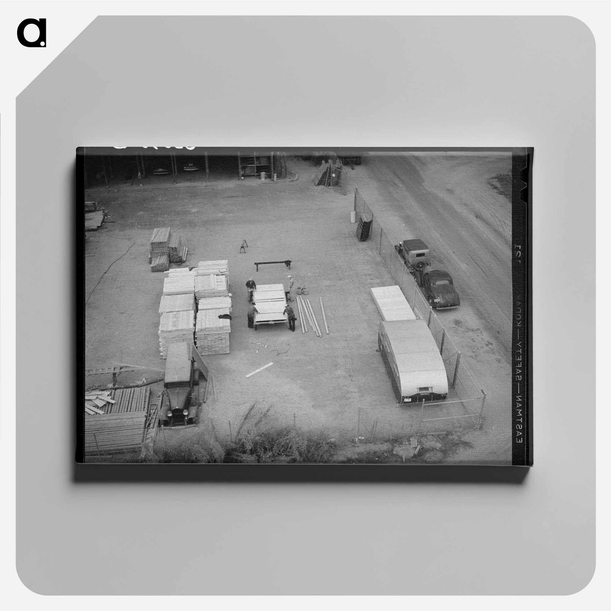 アートパネル-Mobile Camps, Tulare County
 - ラッセル リー Canvas.