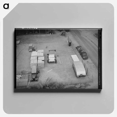 アートパネル-Mobile Camps, Tulare County
 - ラッセル リー Canvas.