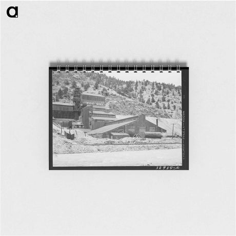 アートメモ帳-Remains of Gold Mill, Idaho Springs
 - ラッセル リー Memo.