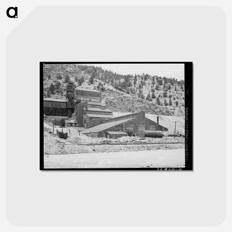 アートポストカード-Remains of Gold Mill, Idaho Springs
 - ラッセル リー Postcard.
