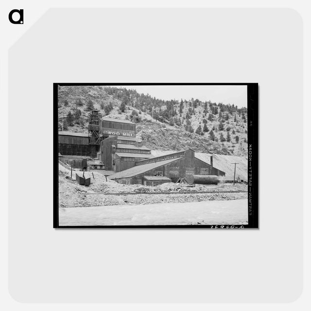 アートポストカード-Remains of Gold Mill, Idaho Springs
 - ラッセル リー Postcard.