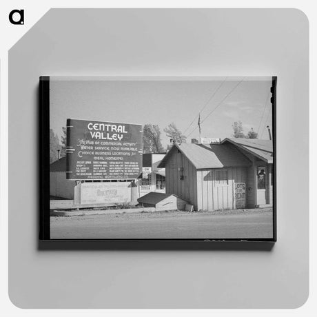 アートパネル-Central Valley Boom Town
 - ラッセル リー Canvas.