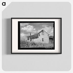 アートポスター-Adobe House with Chili Peppers
 - ラッセル リー Poster.