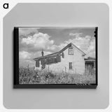 アートパネル-Adobe House with Chili Peppers
 - ラッセル リー Canvas.