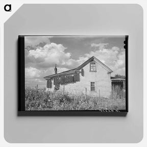 アートパネル-Adobe House with Chili Peppers
 - ラッセル リー Canvas.