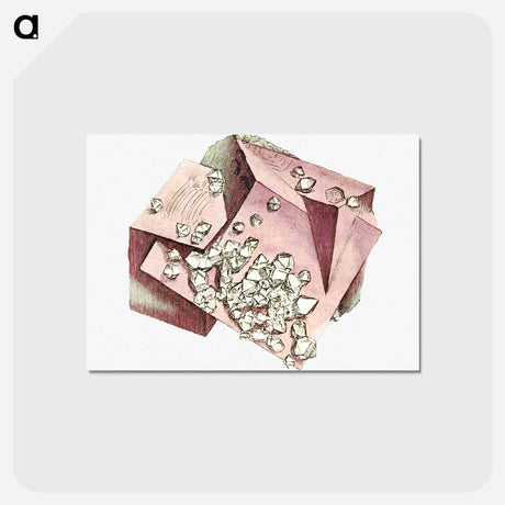 アートポストカード-European Diamonds Illustration
 - 大英図書館 Postcard.
