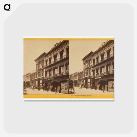 アートポストカード-Maguire's Opera House
 - エドワード マイブリッジ Postcard.