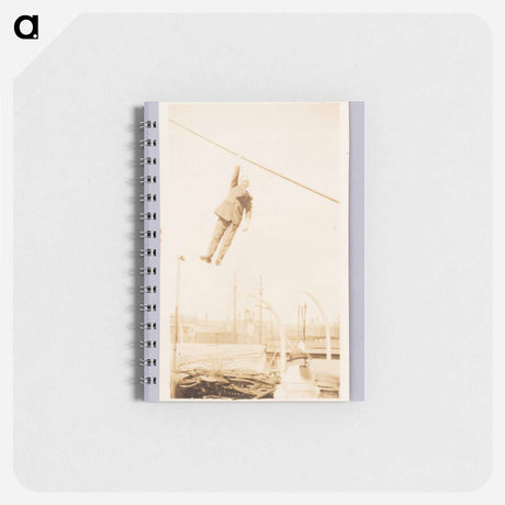 アートメモ帳-Man Hanging From Rope Line
 - セントルイス美術館 Memo.