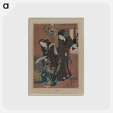 アートポストカード-Unohana zuki
 - 歌川 国貞 Postcard.