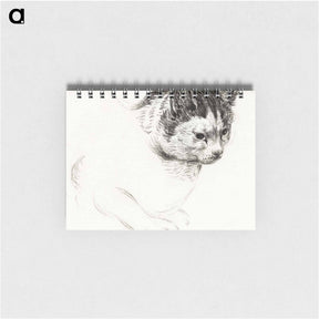 アートメモ帳-Sketch of a cat - ジャン ベルナール Memo.