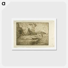 アートポストカード-Cranes, Bessemer
 - ジョセフ ペネル Postcard.