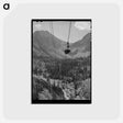 アートポストカード-Aerial Tramway
 - ラッセル リー Postcard.