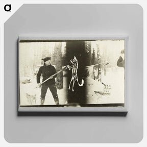 アートパネル-Hunter with Cartoon
 - セントルイス美術館 Canvas.