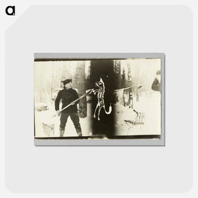 アートポストカード-Hunter with Cartoon
 - セントルイス美術館 Postcard.