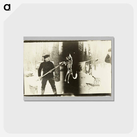 アートポストカード-Hunter with Cartoon
 - セントルイス美術館 Postcard.