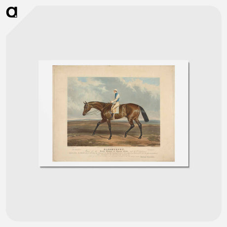 アートポストカード-Racing: Bloomsbury, Winner of the Derby Stakes at Epsom
 - イェール大学アートギャラリー Postcard.