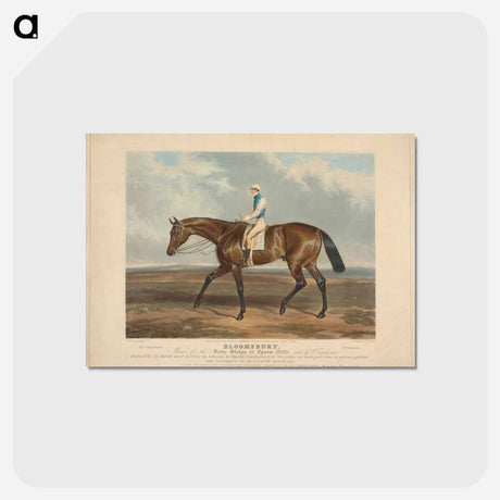 アートポストカード-Racing: Bloomsbury, Winner of the Derby Stakes at Epsom
 - イェール大学アートギャラリー Postcard.