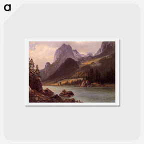 アートポストカード-Rocky Mountain - アルバート ビアスタット Postcard.