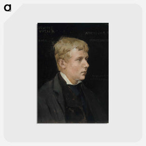 アートポストカード-Study for the Duke Karl insulting the corpse of Klaus Fleming - アルバート エーデルフェルト Postcard.