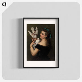 アートポスター-Woman with Pigeons
 - バーンズ・コレクション Poster.