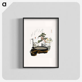 アートポスター-Katsushika Hokusai’s tea table - 葛飾 北斎 Poster.