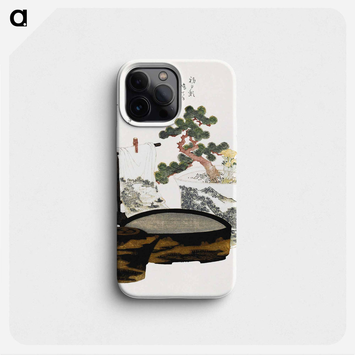 Katsushika Hokusai’s tea table - 葛飾 北斎 Phone Case.