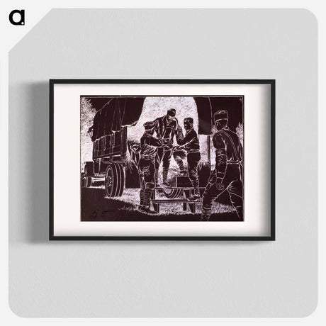 アートポスター-Ambulances: Assisting Patient from Vehicle
 - 国立医学図書館 Poster.
