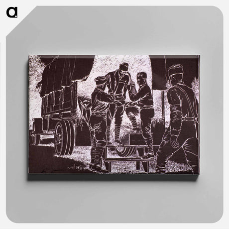 アートパネル-Ambulances: Assisting Patient from Vehicle
 - 国立医学図書館 Canvas.