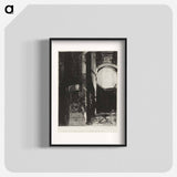 And On Every Side Are Columns of Basalt,...the Light Falls From the Vaulted Roof - オディロン ルドン Poster.