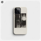 And On Every Side Are Columns of Basalt,...the Light Falls From the Vaulted Roof - Odilon Redon Phone Case.