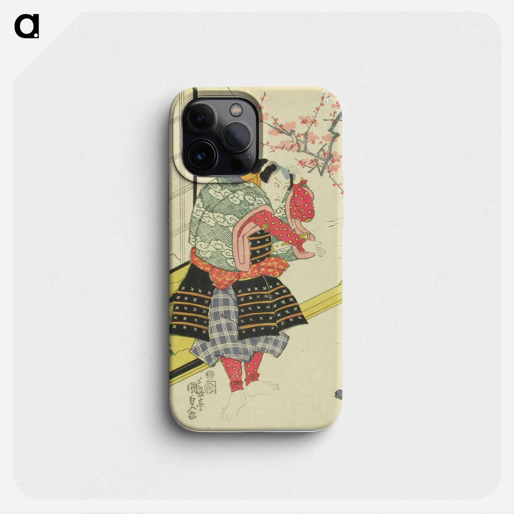 Actor Ichikawa Danjuro VII in the Play Hisago no Gumbai (Gourd-Shaped Fan)
 - 歌川 国貞 Phone Case.