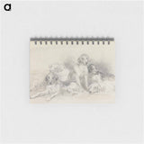 アートメモ帳-Six Foxhounds Resting
 - イェール大学アートギャラリー Memo.