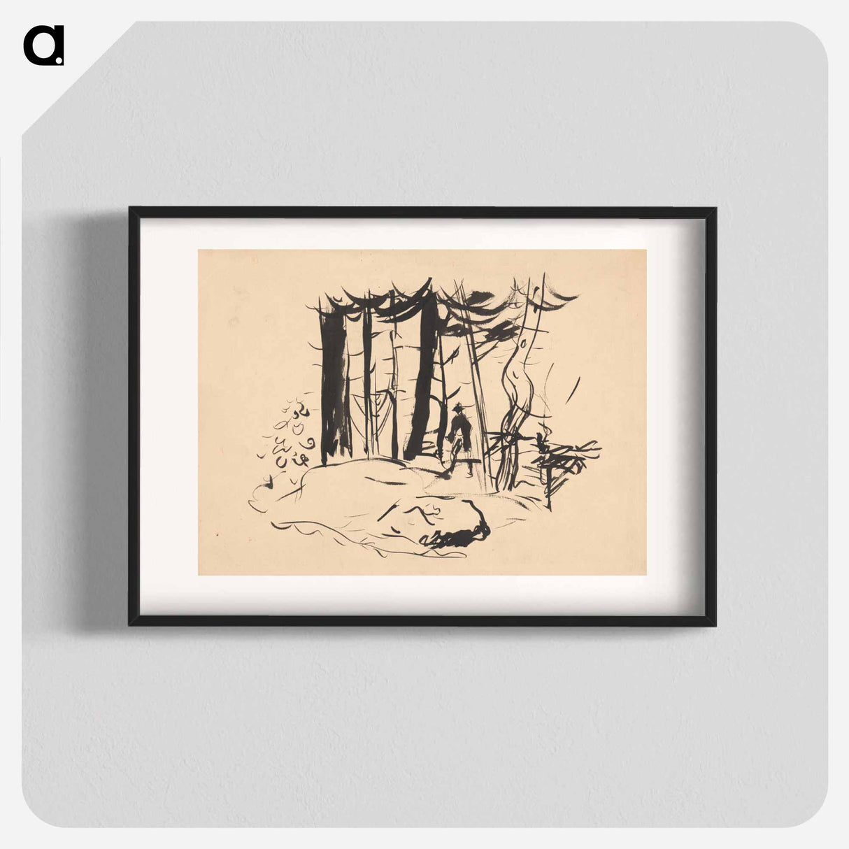 In the forest - アーノルド ピーター ワイズ クビンチャン Poster.