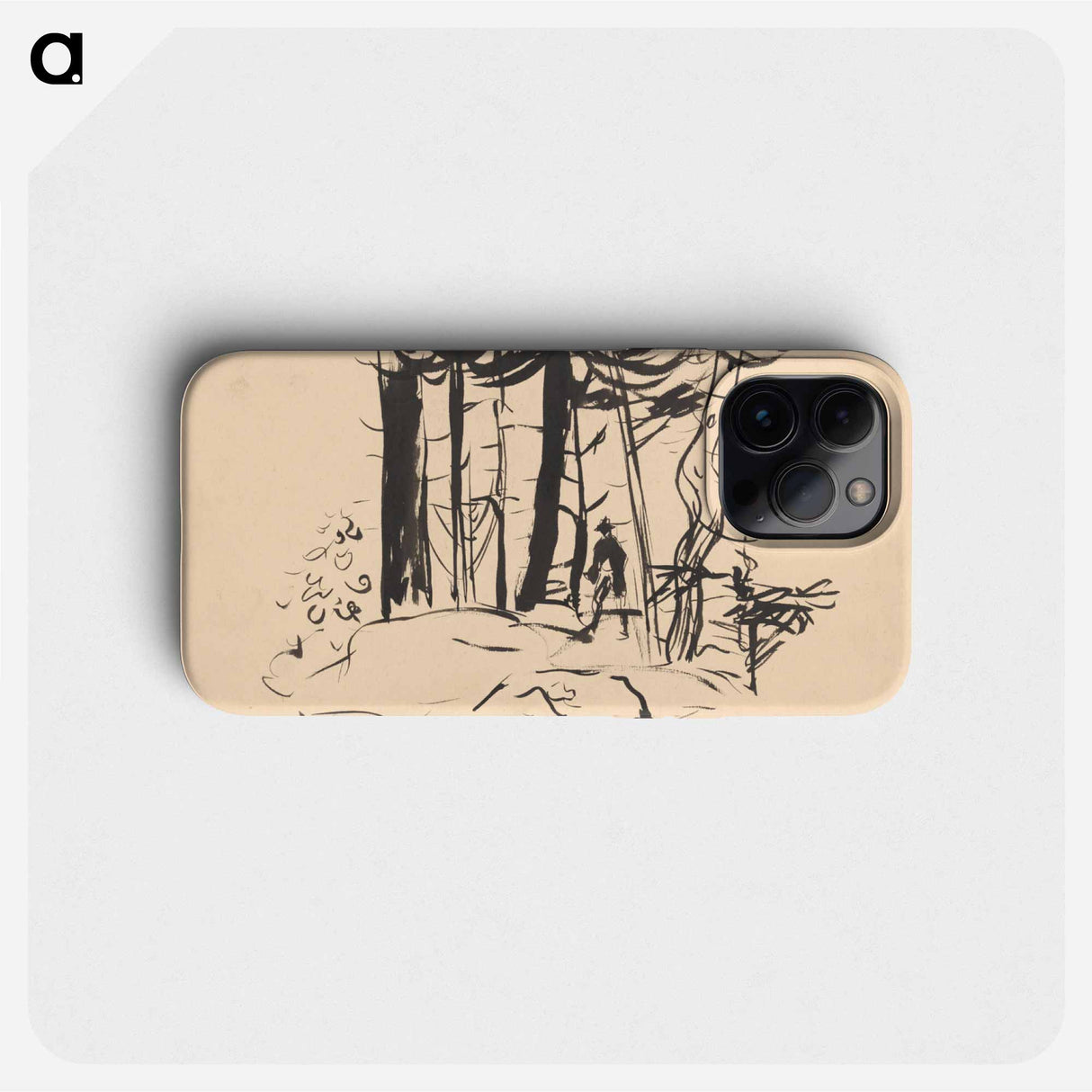 In the forest - アーノルド ピーター ワイズ クビンチャン Phone Case.