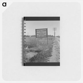 アートメモ帳-Real estate sign along the highway - ドロテア ラング Memo.