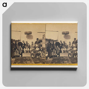 アートパネル-Japanese Performers at Woodward's Gardens
 - エドワード マイブリッジ Canvas.