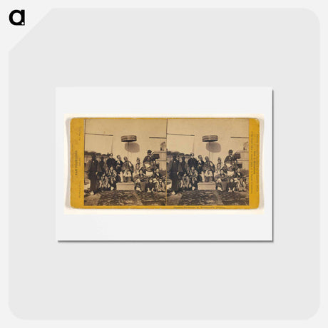 アートポストカード-Japanese Performers at Woodward's Gardens
 - エドワード マイブリッジ Postcard.