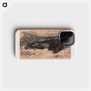 Panther - ウジェーヌ ドラクロワ Phone Case.