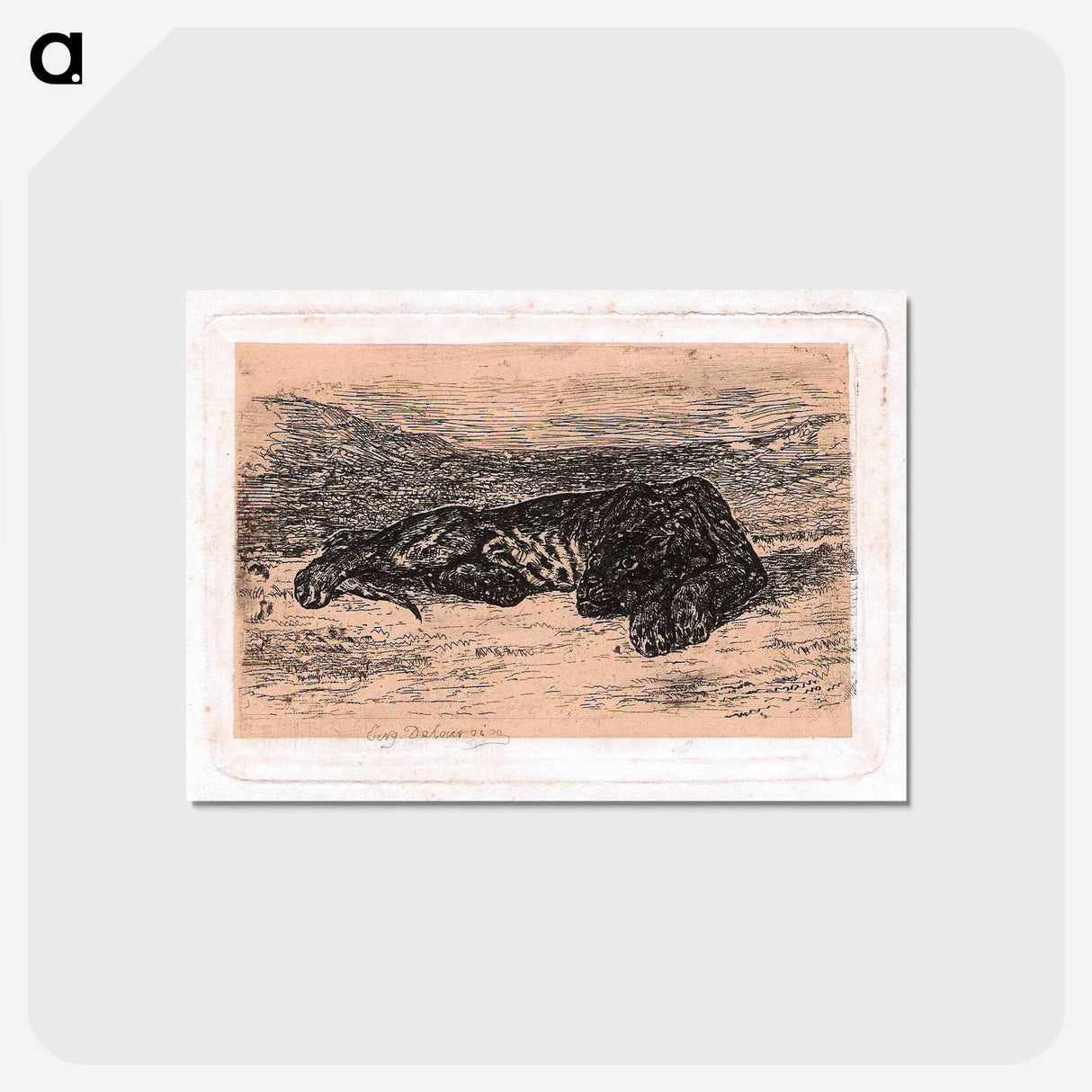 4-12_Eugene-Delacroix_postcard
