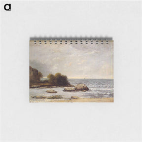 アートメモ帳-Seascape at Saint Aubin - ギュスターヴ クールベ Memo.